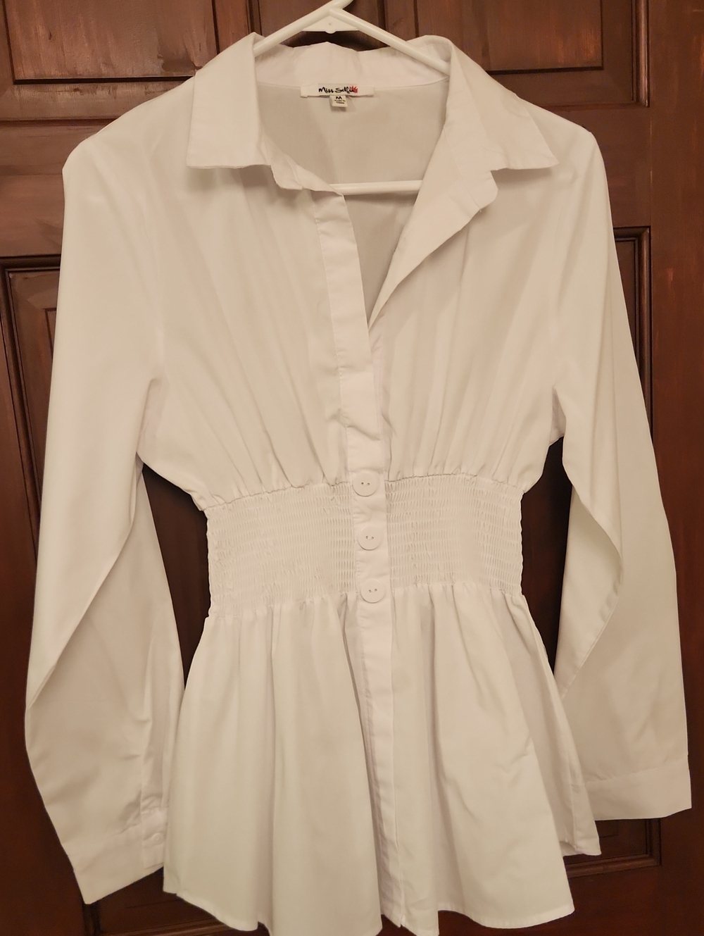 Miss Selfie White Label Logo Top
